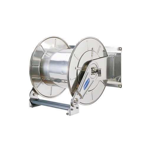 [9586] Twin spring driven stainless steel hose reel without hose, max. 60 m, Ø 1/2 in., adjustable arms series (9586, FLEXBIMEC)