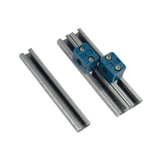[9843] Tērauda sliede 28 x 30 mm apskavu stiprināšanai stacionārās sistēmās (9843, FLEXBIMEC)