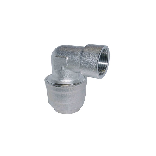 [9890/32] Līkuma savienotājs 90° caurulei/šļūtenei, saspiestam gaisam, Ø32 mm × 1", Flexbimec (9890/32, FLEXBIMEC)