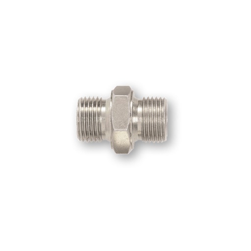 [9907] Nerūdijančio plieno jungtis M-M 1/2 col. x 3/4 col. BSP (9907, FLEXBIMEC)
