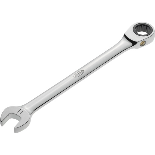 [V1021] Ratcheting combination wrench, long, size 11 mm (V1021, VIGOR)
