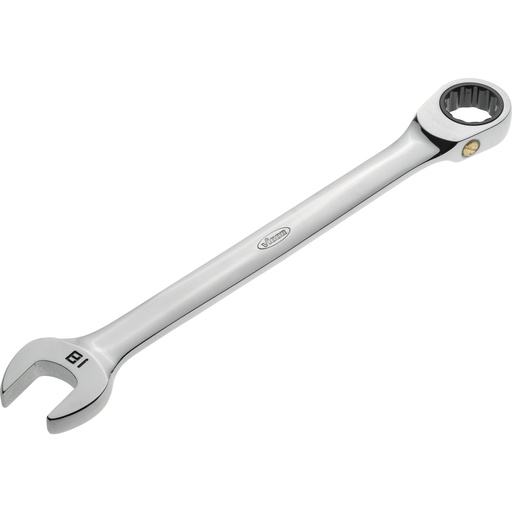 [V1029] Ratcheting combination wrench, long, size 18 mm (V1029, VIGOR)