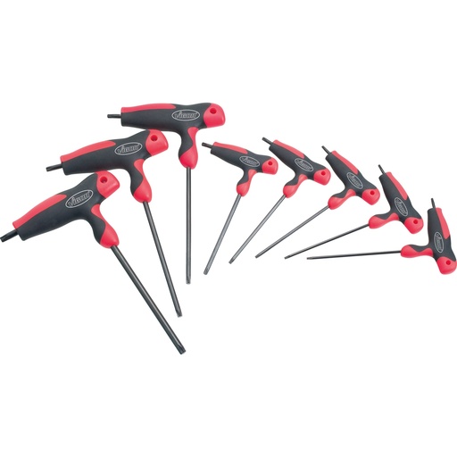 [V1410] T-handle screwdriver set, size T9 – T40, 8 pieces (V1410, VIGOR)
