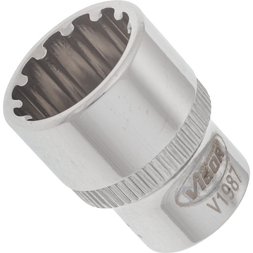 [V1987] Socket with multi-purpose profile ∙ size 14 mm (V1987, VIGOR)
