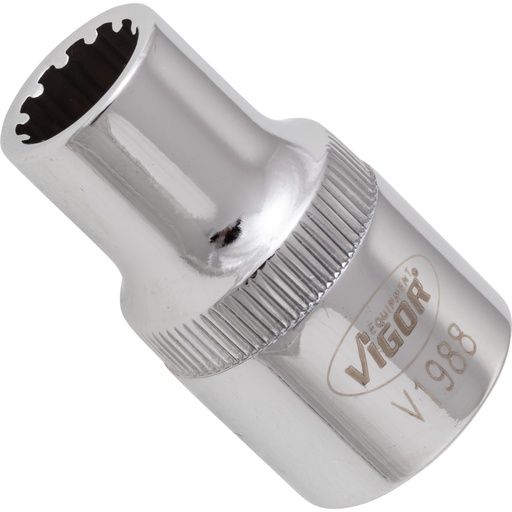 [V1988] Socket with multi-purpose profile ∙ size 10 mm (V1988, VIGOR)