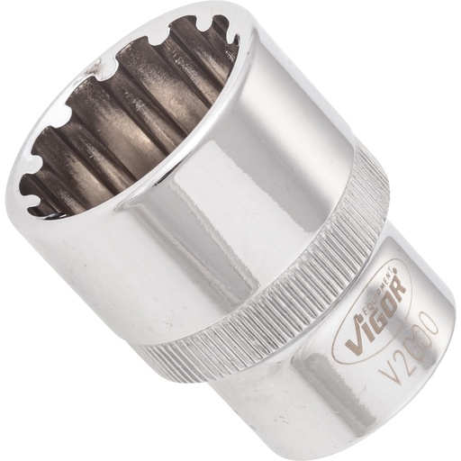 [V2000] Socket with multi-purpose profile ∙ size 22 mm (V2000, VIGOR)