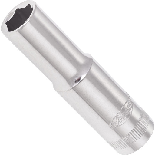 [V2018N] Ilga 6-briaunė galvutė 3/8" 10 mm (V2018N, VIGOR)
