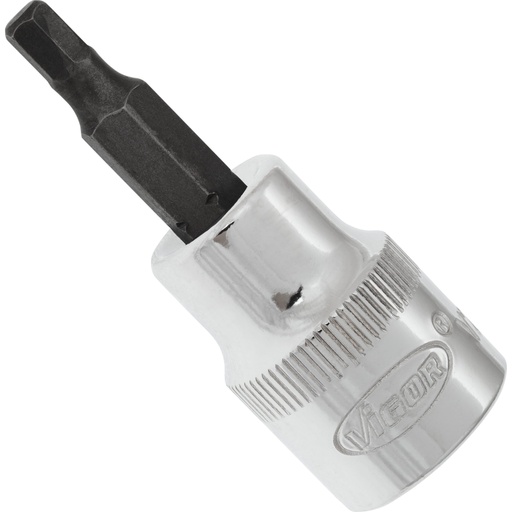 [V2284N] Screwdriver socket for inside hexagon screws - size 4 mm (V2284N, VIGOR)