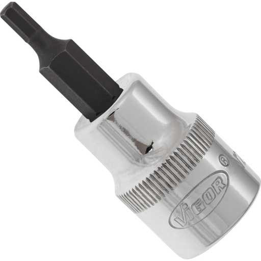 [V2285N] Screwdriver socket for inside hexagon screws - size 3 mm (V2285N, VIGOR)