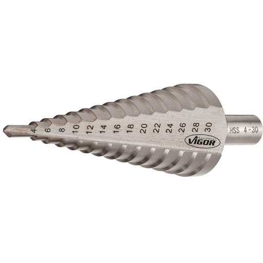 [V2396] HSS pakāpjurbis 4–30 mm (V2396, VIGOR)