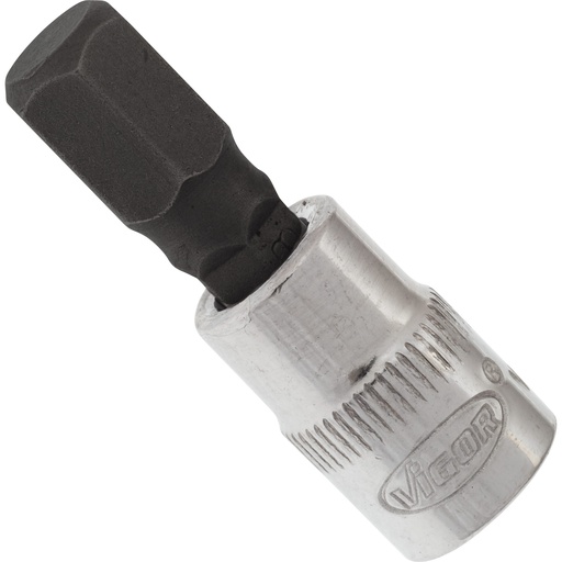 [V2435N] Screwdriver socket for inside hexagon screws - size 8 mm (V2435N, VIGOR)