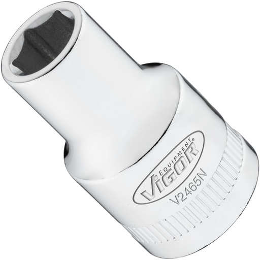[V2465N] 6-point socket 1/2" 10 mm (V2465N, VIGOR)