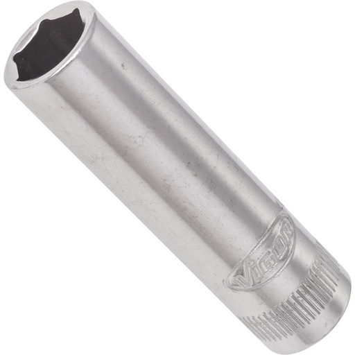 [V2538N] Long 6-point socket 1/4" 9 mm (V2538N, VIGOR)