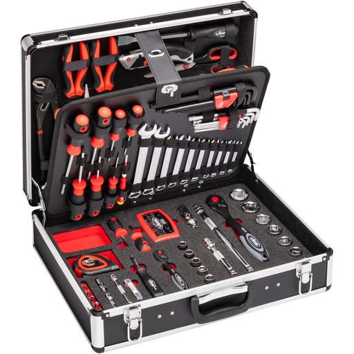 [V2542] Tool case, universal, 143 pieces (V2542, VIGOR)