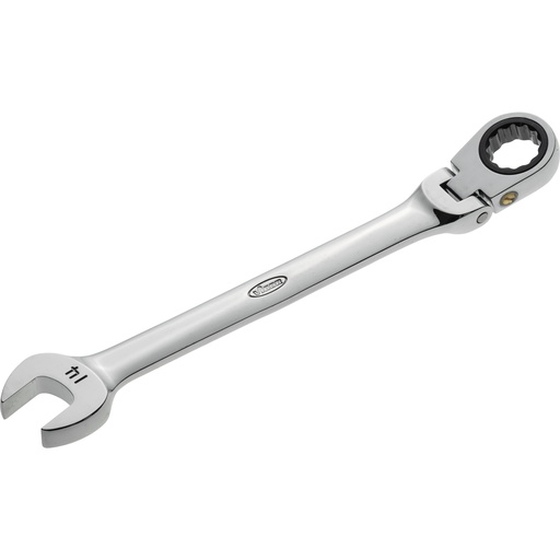 [V2810] Ratcheting combination wrench with hinge, size 14 mm (V2810, VIGOR)