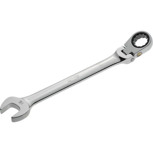 [V2812] Ratcheting combination wrench with hinge, size 16 mm (V2812, VIGOR)