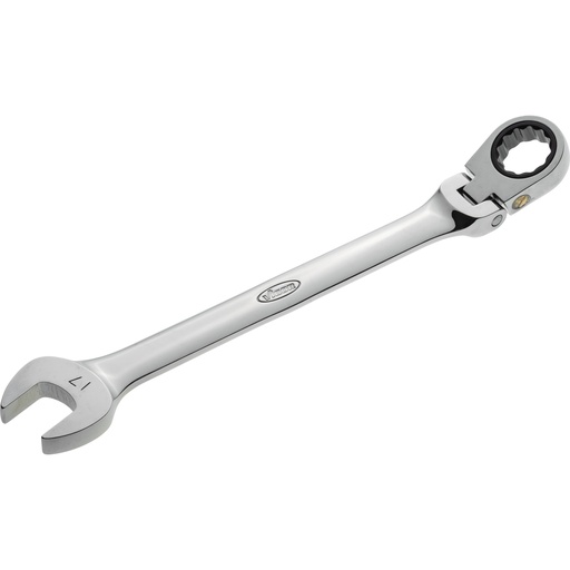 [V2813] Ratcheting combination wrench with hinge, size 17 mm (V2813, VIGOR)
