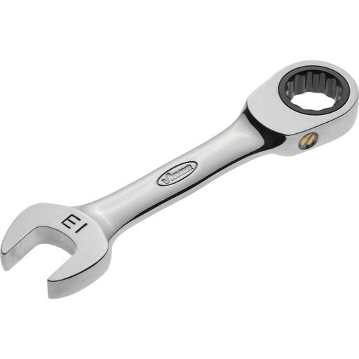 [V2827] Ratcheting combination wrench, short, size 13 mm (V2827, VIGOR)