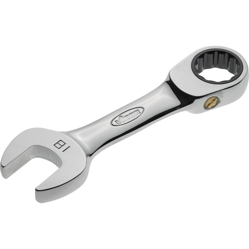[V2832] Ratcheting combination wrench, short, size 18 mm (V2832, VIGOR)