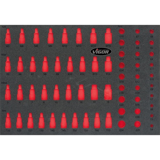 [V2838] Soft foam insert ∙ empty (V2838, VIGOR)