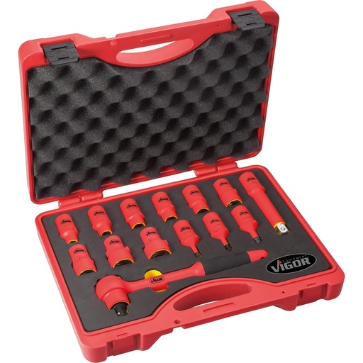 [V3343] VDE socket set V3343, VIGOR
