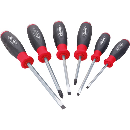 [V3562] Screwdriver set ∙ with impact cap V3562, VIGOR