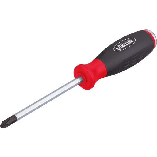 [V3602] Screwdriver with impact cap (V3602, VIGOR)