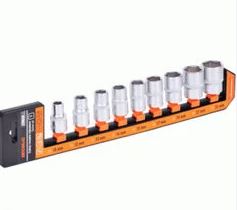 [39849] Muciņu komplekts 9 gab. (1/2", 6-stūru, 10-24 mm) AvtoDelo (39849, BALTWERK)