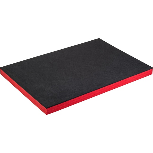 [V4632] Two-component soft foam insert, without cut-out 565×395×43 mm (V4632, VIGOR)