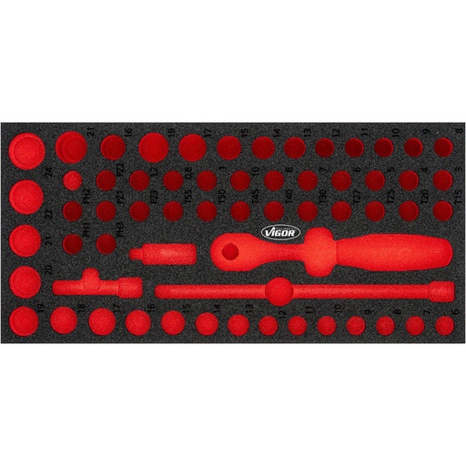 [V4973N-L] Soft foam insert ∙ empty V4973N-L, VIGOR