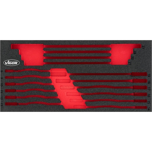 [V4987-L] Soft foam insert ∙ empty V4987-L, VIGOR