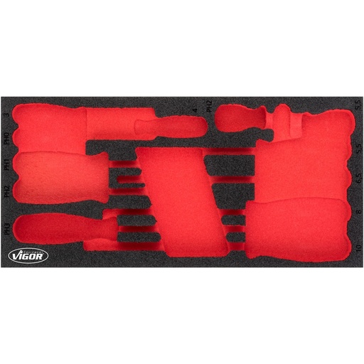 [V4989-L] Soft foam insert ∙ empty V4989-L, VIGOR