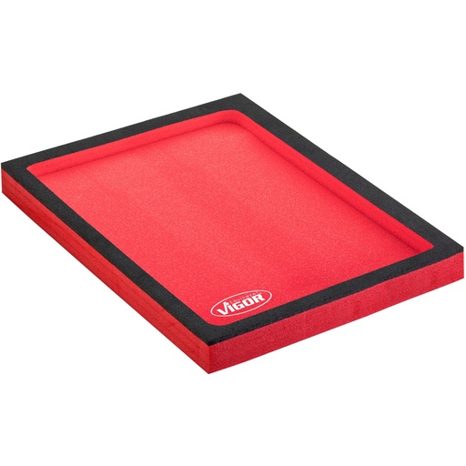[V5018] Two-component soft foam insert, with empty compartment 396×286×40 mm (V5018, VIGOR)