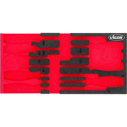 [V5068-L] Minkšto porolono įdėklas, tuščias V5068-L, VIGOR
