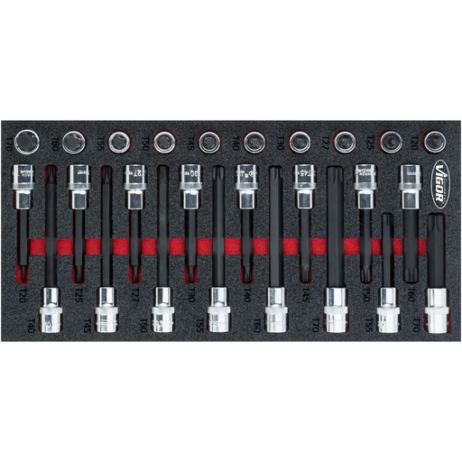 [V5095] Screwdriver socket set V5095, VIGOR