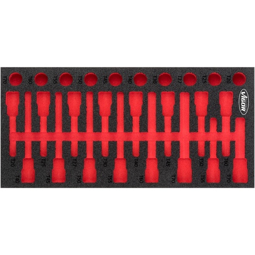 [V5095-L] Soft foam insert ∙ empty V5095-L, VIGOR