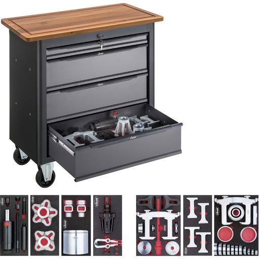[V5160] Mobile work bench Series XL, with specialty tool assortment (V5160, VIGOR)