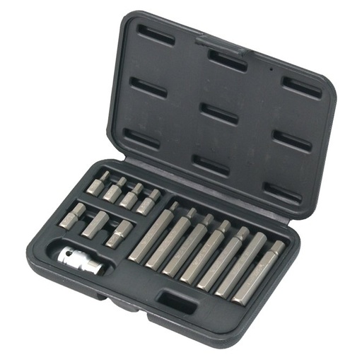 [EL12102403] ⬡ Screwdriver bit set 15pcs. HEX (EL12102403, ELLIENT TOOLS)