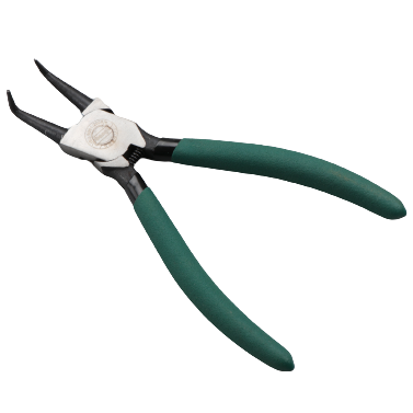[CL603013] ⬡ Circlip pliers. Internal. Bent 13", L=325mm (CL603013, CHANGLU TOOLS)