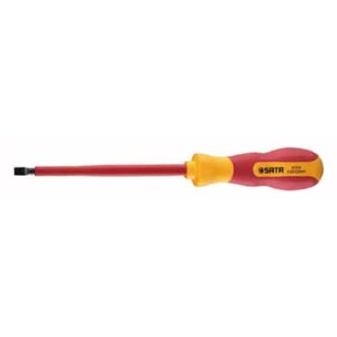 [S61314] ⬡ Screwdriver flat pattern, insulated 5.5 x 125mm (S61314, SATA)