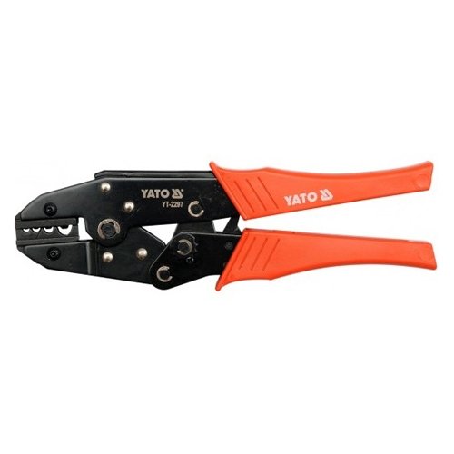 [YT2297] ⬡ Ratchet crimping pliers (YT2297, YATO)