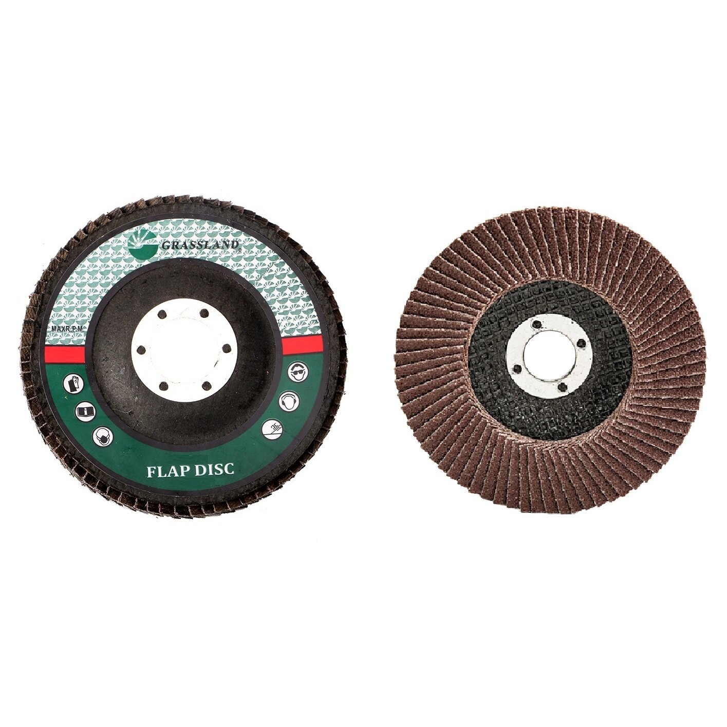 ⬡ Metalo šlifavimo lapelinis diskas 125mm Nr.40/29 (FA12540, GRASSLAND)