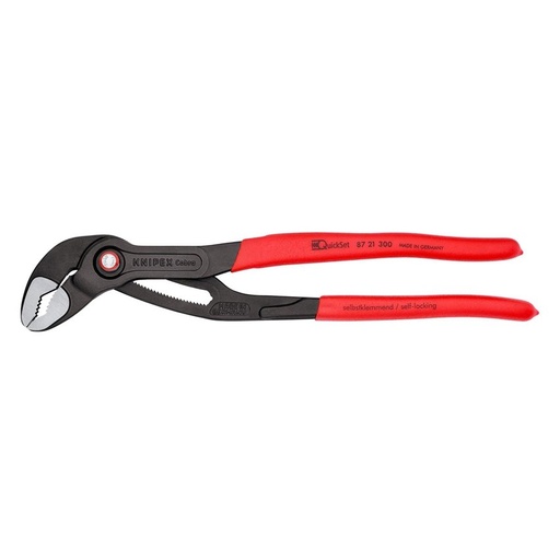 [8721300] ⬡ Vandens siurblio replės KNIPEX Cobra QuickSet 300 mm (8721300, KNIPEX)