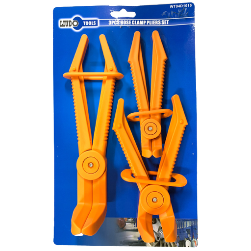[WT04D1016] ⬡ Flexible hose clamps set 3pcs, angled 90° (WT04D1016)