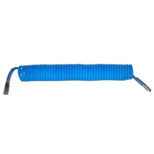 [AB0215] ⬡ Air recoil hose PU with quick couplers Ø8x12mm Ø8 x 12mm,  15m (AB0215)