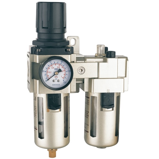 [AC401004] ⬡ 1/2" Auto drain Air F. L. R. Unit (AC401004, HYMAIR)