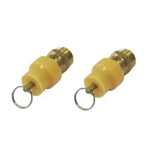[MZBAV05] ⬡ Safety valve 0-12.5 bar, spare part 3/8", for compressor 0-12.5 bar (MZBAV05, MZB)