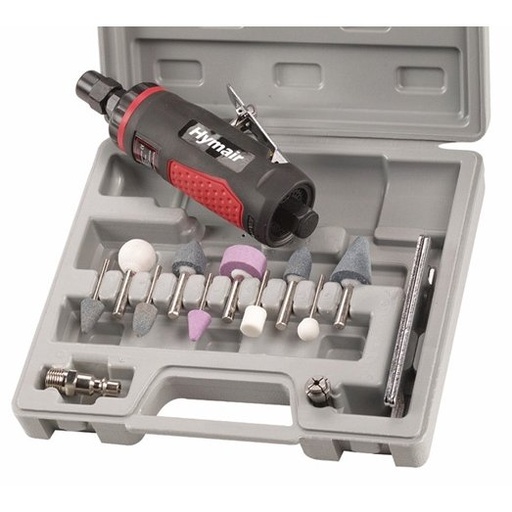 [AT7033BK] ⬡ Air die grinder kit 1/4" (6mm) (AT7033BK, HYMAIR)