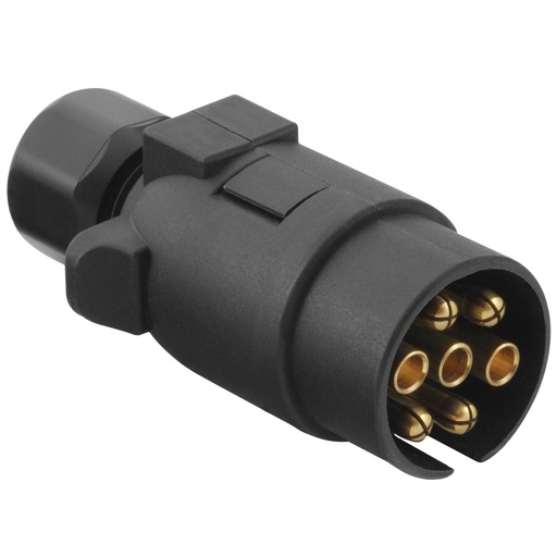 [JH014A] ⬡ Kištukas priekabai 12V/N-7POL, plast. (JH014A)