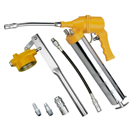 [AT60366] ⬡ Air grease gun with accessories (AT60366, HYMAIR)